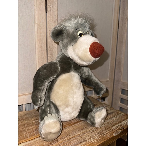 Disney Disneyland World Baloo Bear Plush Stuffed Animal Toy Collectible 12" - Picture 3 of 9